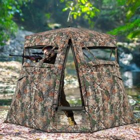 360° One Way See Through Ground Hunting Blind for Deer and Turkey Hunting