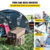 VEVOR Pure Sine Wave Inverter, 2000 Watt Power Inverter, DC 12V to AC 110V Car Inverter