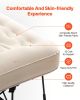 VEVOR Air Mattress with Frame, Inflatable 1 Person Camping Cot with Built-in Pump, Portable Folding Air Beds Supports 300 lbs