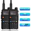 BAOFENG Radios 5RH 10W(Upgrade of UV-5R) Walkie Talkie Radio, GMRS Handheld Ham Radio Long Range, Multi Band Rechargeable Two Way Radio with NOAA