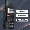 BAOFENG UV-5RH 10w GMRS Ham Radio with Long Range Walkie Talkies, Multifunctional Use, USB-C Charging, 999 Channels, Colorful LCD Display